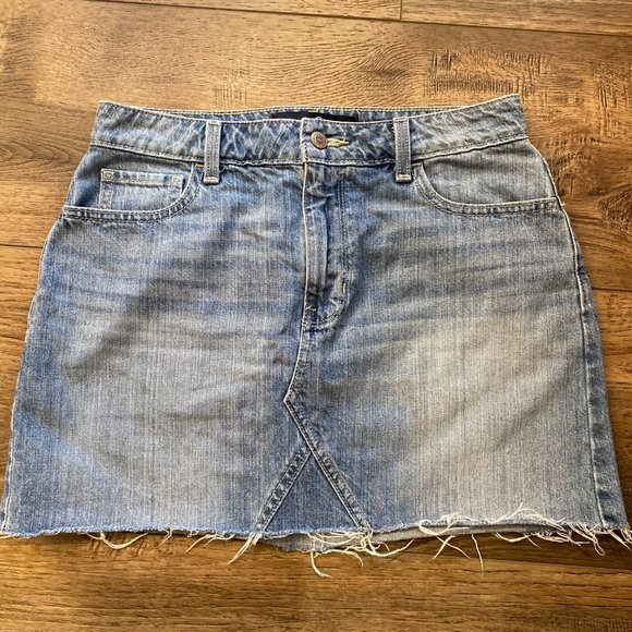 Hollister Dresses & Skirts - Hollister Jean High Waist Skirt